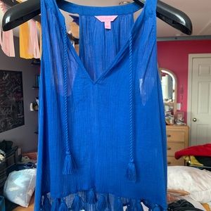 Lilly Pulitzer blue shirt